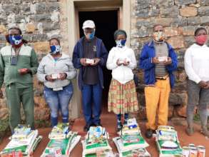 Rural communities receive a monthly food hamper