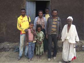 Ahmed (left) and his family