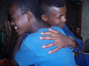 A Hug Seals a Friendship
