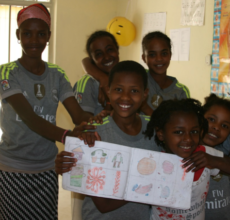 Abebech enjoys her time at Deborah House