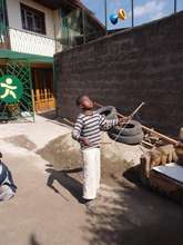 Practicing Circus Skills at the Drop-in Center