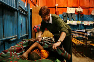 At the drop-in center in Addis Ababa