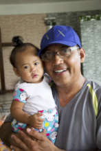 Uncle Hugo and child from Abatex