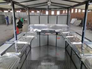 MARIA IS SO EXCITED TO GET THIS MOBILE KITCHEN