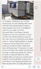 MARIAS MESSAGE TO JHOANNY ABOUT PLANS FOR FUNDS