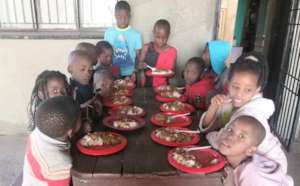 feeding the children