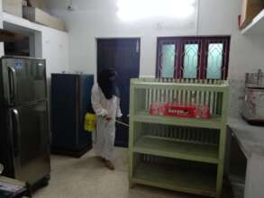 Sanitizing children's home to prevent Covid