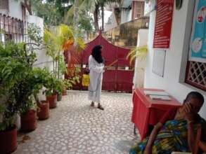 Sanitizing children's home to prevent Covid