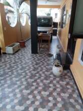 Parking area for our school van