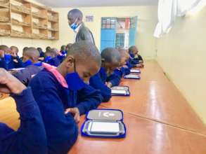 Library Lesson in progress