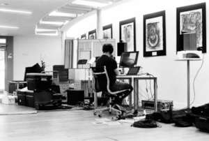 Andrew Mellor at work in recent recording sessions