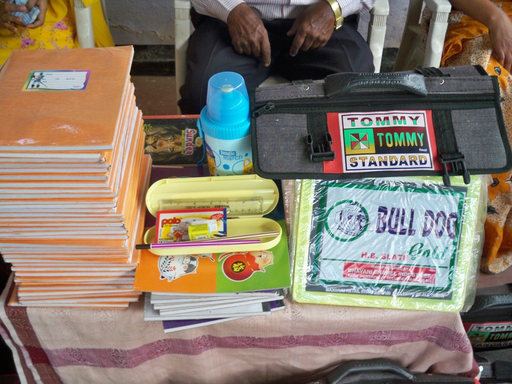 Bag, Books, Colorful Pencil box for Children
