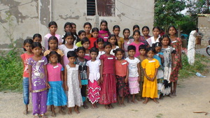 CLUSTER OF GIRL CHILDREN