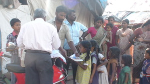 receiving the stationery kit