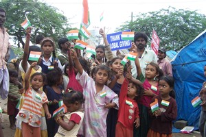 GIRL CHILDREN IN THE FREEDOM FESTIVAL