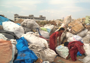 Garbage lifting