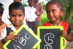 Child learning in a Pre-School