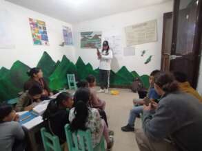 Explanation of seeds with children from Zinacantan