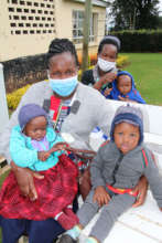 Mothers waiting for vaccination services
