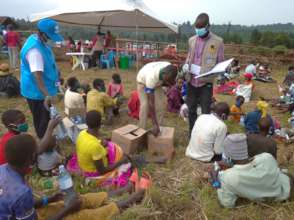 Congolese refugees stranded on the Uganda border