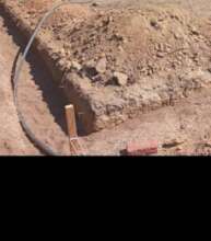 digging up school block foundation