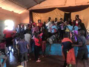 Sharing clothes and blankets for winter