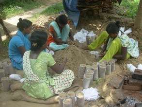 Poly pot preparation for nursery raising