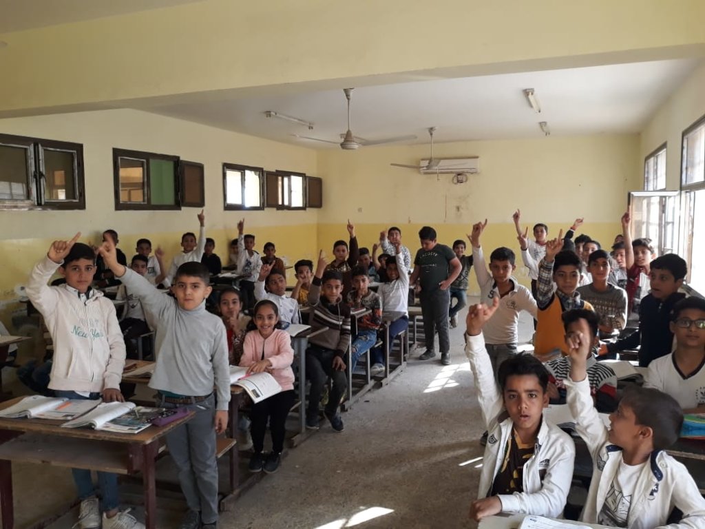 Crowded Boys' Classroom