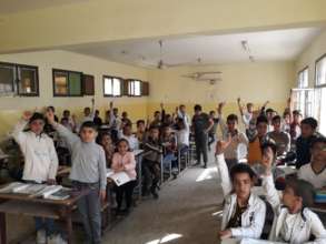 Crowded Boys' Classroom