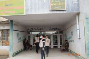 Damaged Classrooms in elementary school