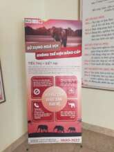 Anti-Ivory standee at governmental building