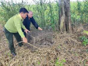 Wildlife transferred from pagoda in Hiep Thanh