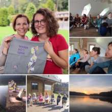 Moments from volunteer and staff meeting 2021