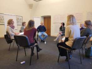 Organization's strategy revision meeting