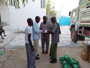 Figure: Handing over of Agriculture input