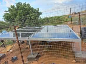 Figure : Solar structure with anti-rust paint