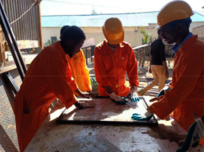 Figure 2:  Making the trays