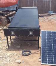 Figure1: Front view of the dryer