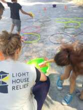 Beating the summer heat with water games