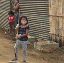 Children also work to keep their village clean!