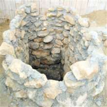 Common sandstone receptacle doesn't last long.