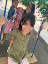 Girl on swing