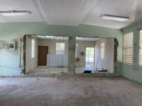 Expanding the rooms.