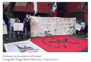 Protest against La Parota dam