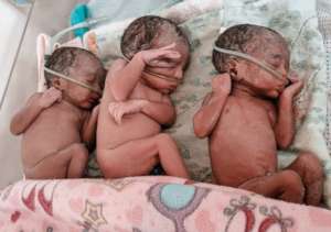Newborn triplets