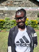 Evelyne at the college compound