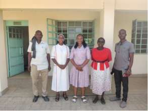 Beth with school headteachers
