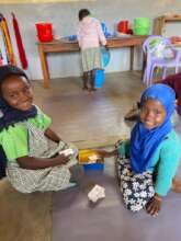 Children in a Montessori classroom in Tangulbei