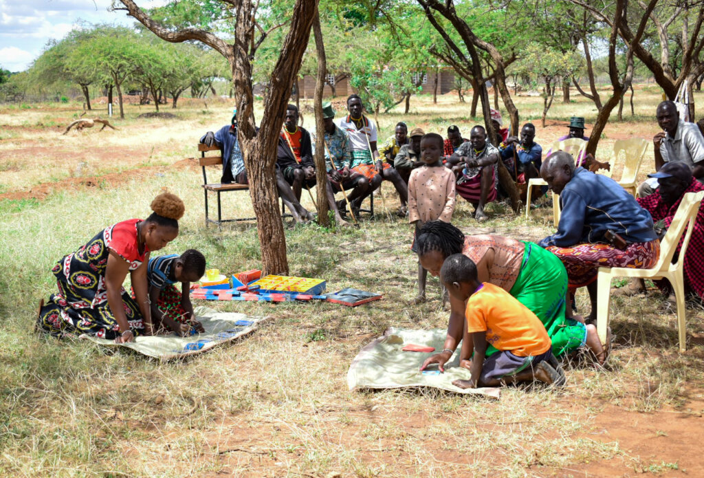 Community meeting in East Pokot