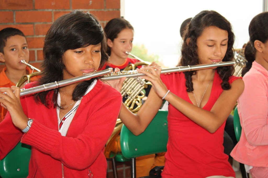 Music for underpriviledged children in Colombia